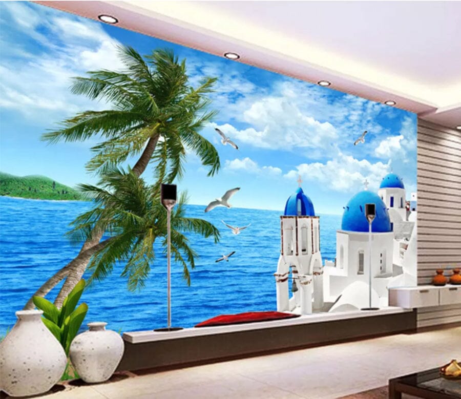 3D Sea Castle 2001 Wall Murals Wallpaper AJ Wallpaper 2 