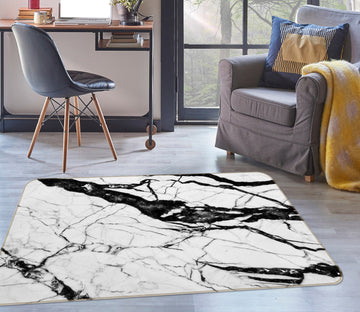 3D Marble Pattern 29197 Non Slip Rug Mat