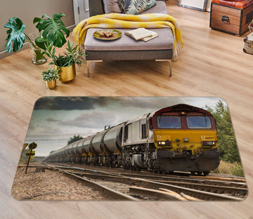 3D Rail Train  42003 Vehicle Non Slip Rug Mat