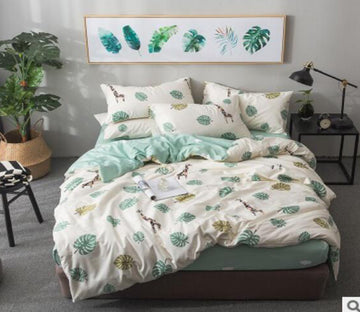 3D Jungle 17186 Bed Pillowcases Quilt