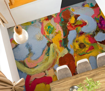 3D Pigment Pattern 9623 Allan P. Friedlander Floor Mural