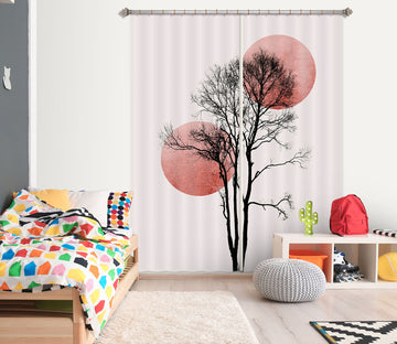 3D Big Tree 1113 Boris Draschoff Curtain Curtains Drapes