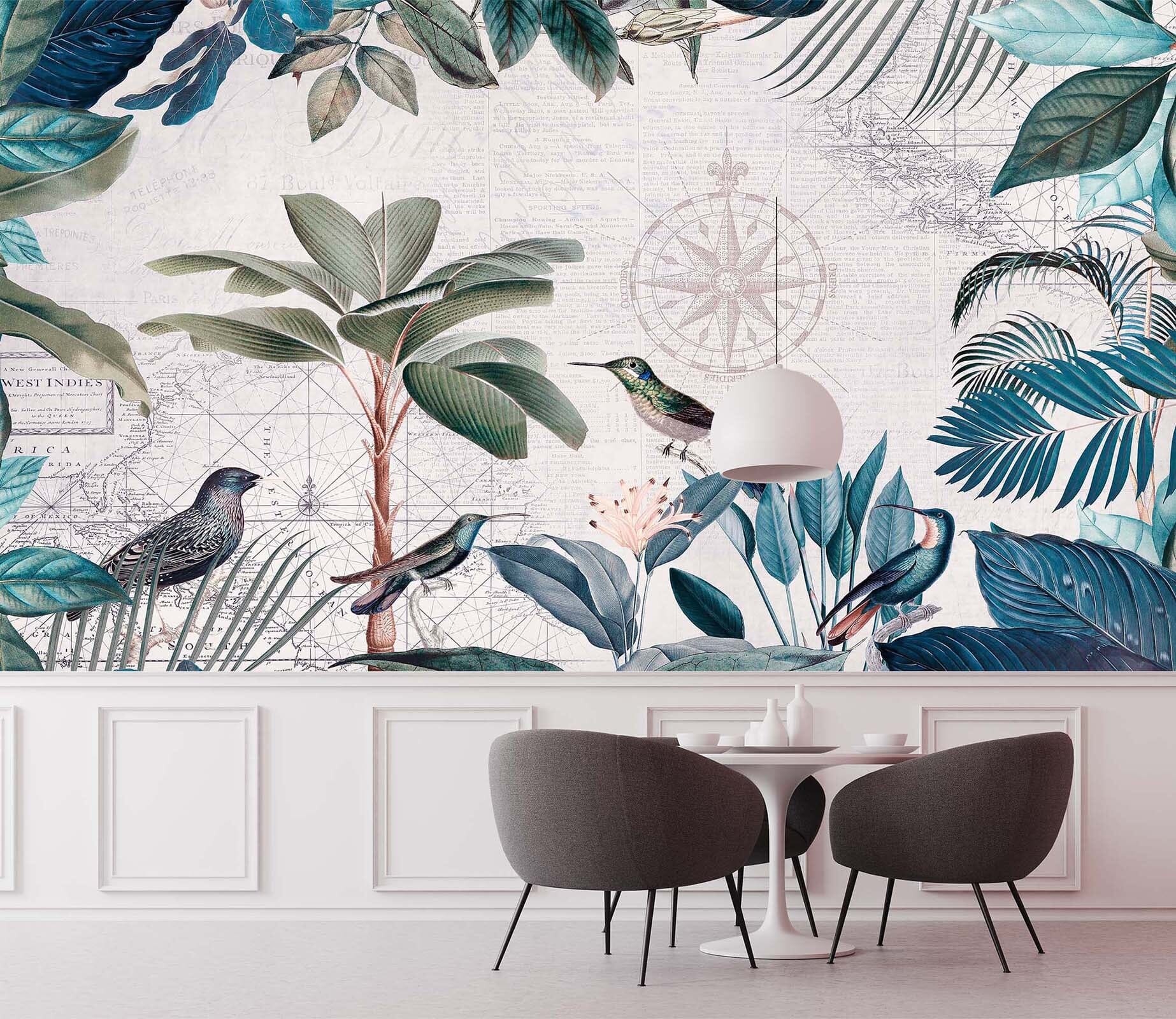 3D Bird Singing 1020 Andrea haase Wall Mural Wall Murals Wallpaper AJ Wallpaper 2 