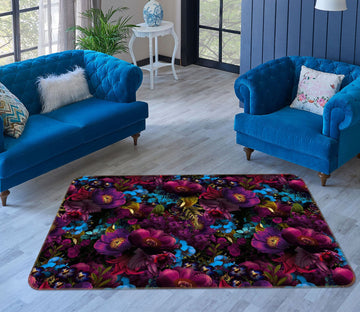 3D Night Garden 103 Uta Naumann Rug Non Slip Rug Mat Mat AJ Creativity Home 