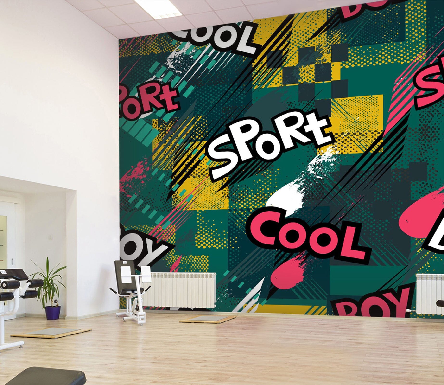 3D Color Graffiti 307 Wall Murals Wallpaper AJ Wallpaper 2 