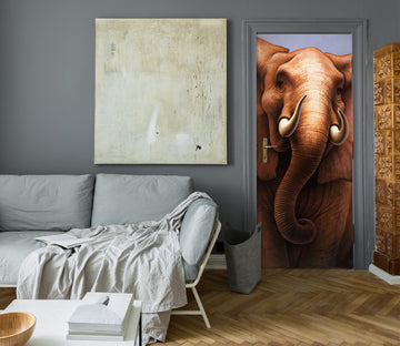 3D Elephant 112127 Jerry LoFaro Door Mural