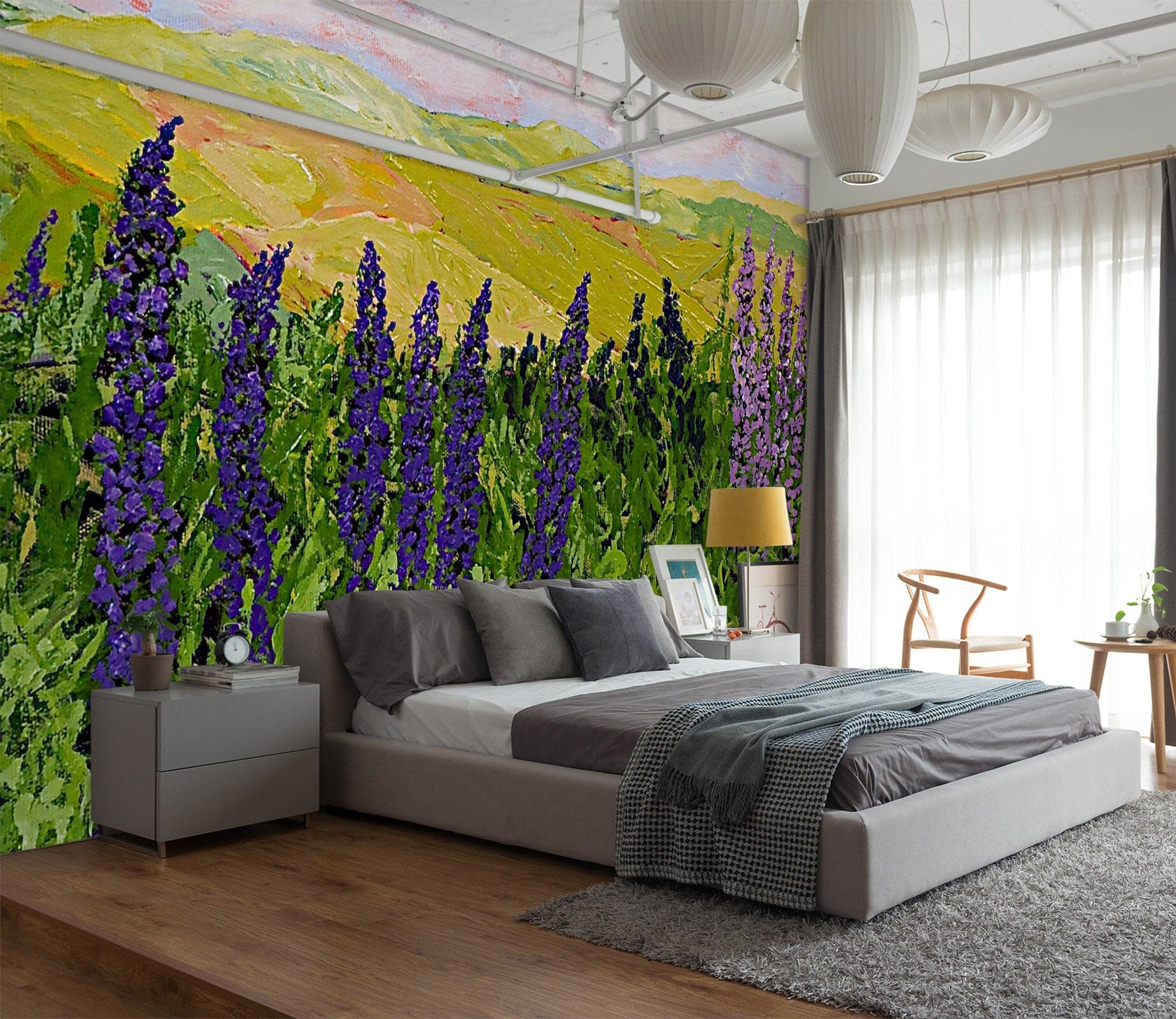 3D Golden Field 152 Allan P. Friedlander Wall Mural Wall Murals Wallpaper AJ Wallpaper 2 