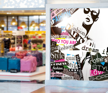 3D English Woman 111 Wall Murals