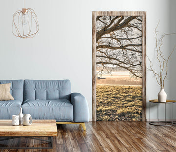 3D Lawn Trees 106188 Assaf Frank Door Mural