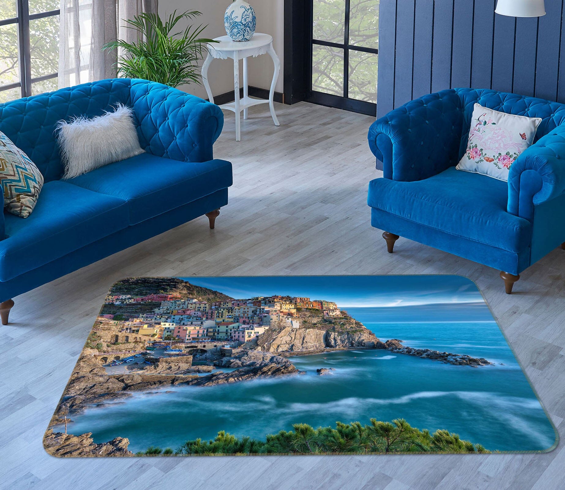 3D Alpine Sea 1113 Marco Carmassi Rug Non Slip Rug Mat Mat AJ Creativity Home 