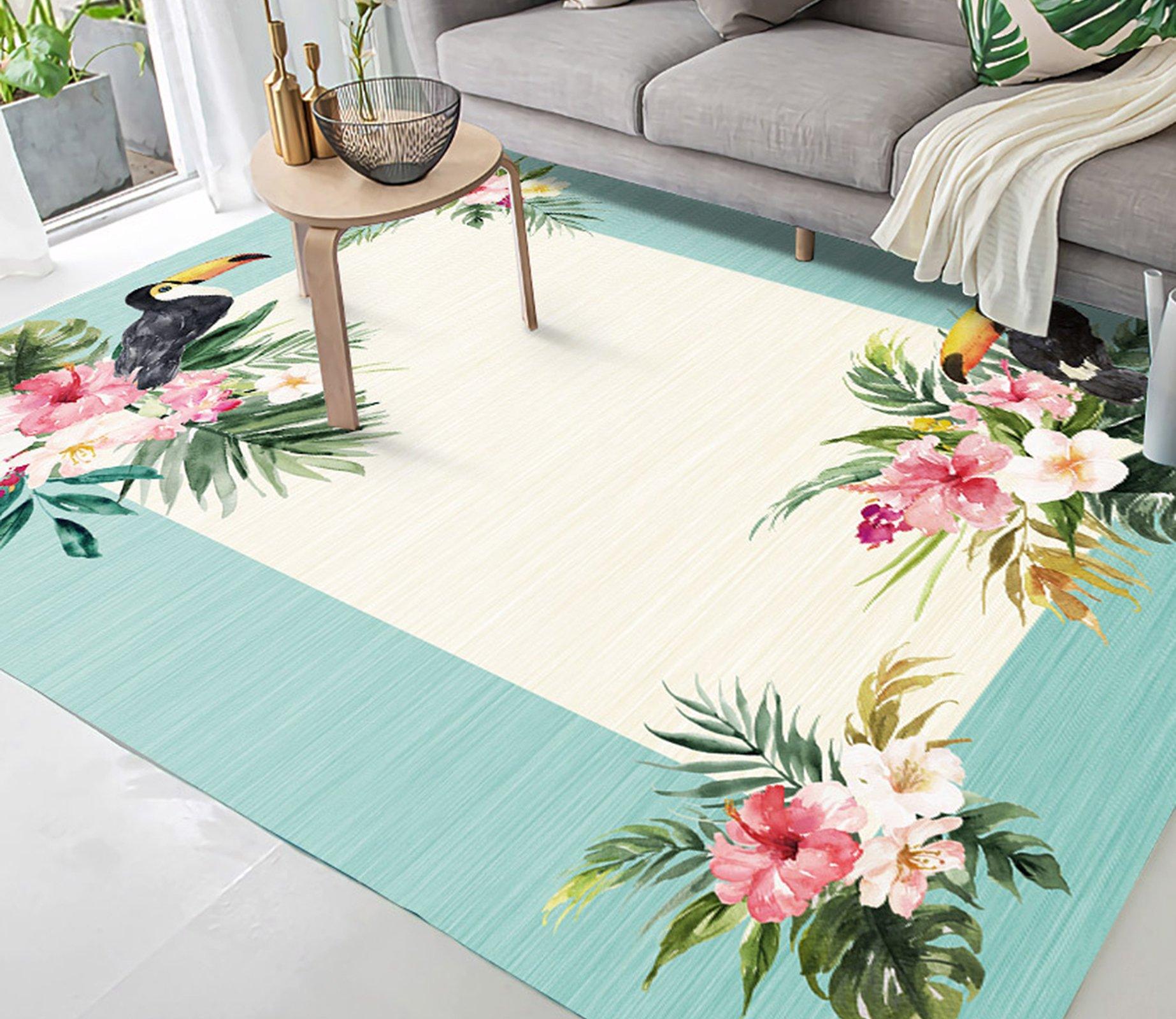 3D Beautiful Flower WG294 Non Slip Rug Mat Mat AJ Creativity Home 