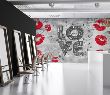 3D Beautiful Red Lips 064 Wall Murals Wallpaper AJ Wallpaper 2 