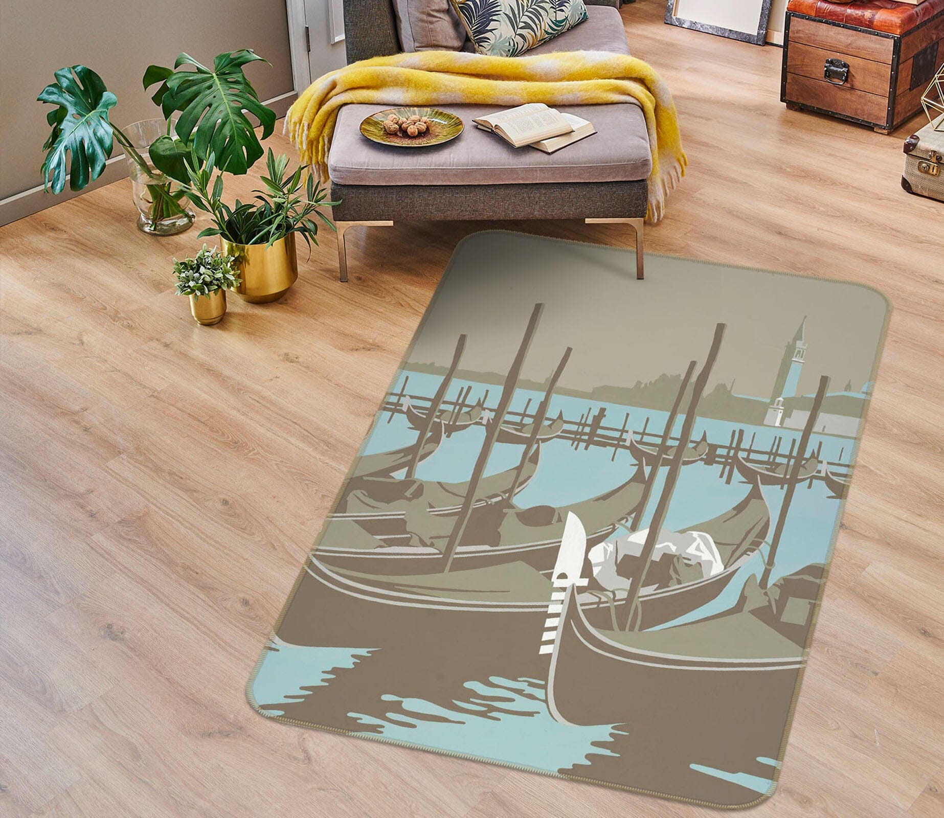 3D Venice 1162 Steve Read Rug Non Slip Rug Mat Mat AJ Creativity Home 
