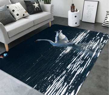 3D Swan 3429 Non Slip Rug Mat Mat AJ Creativity Home 