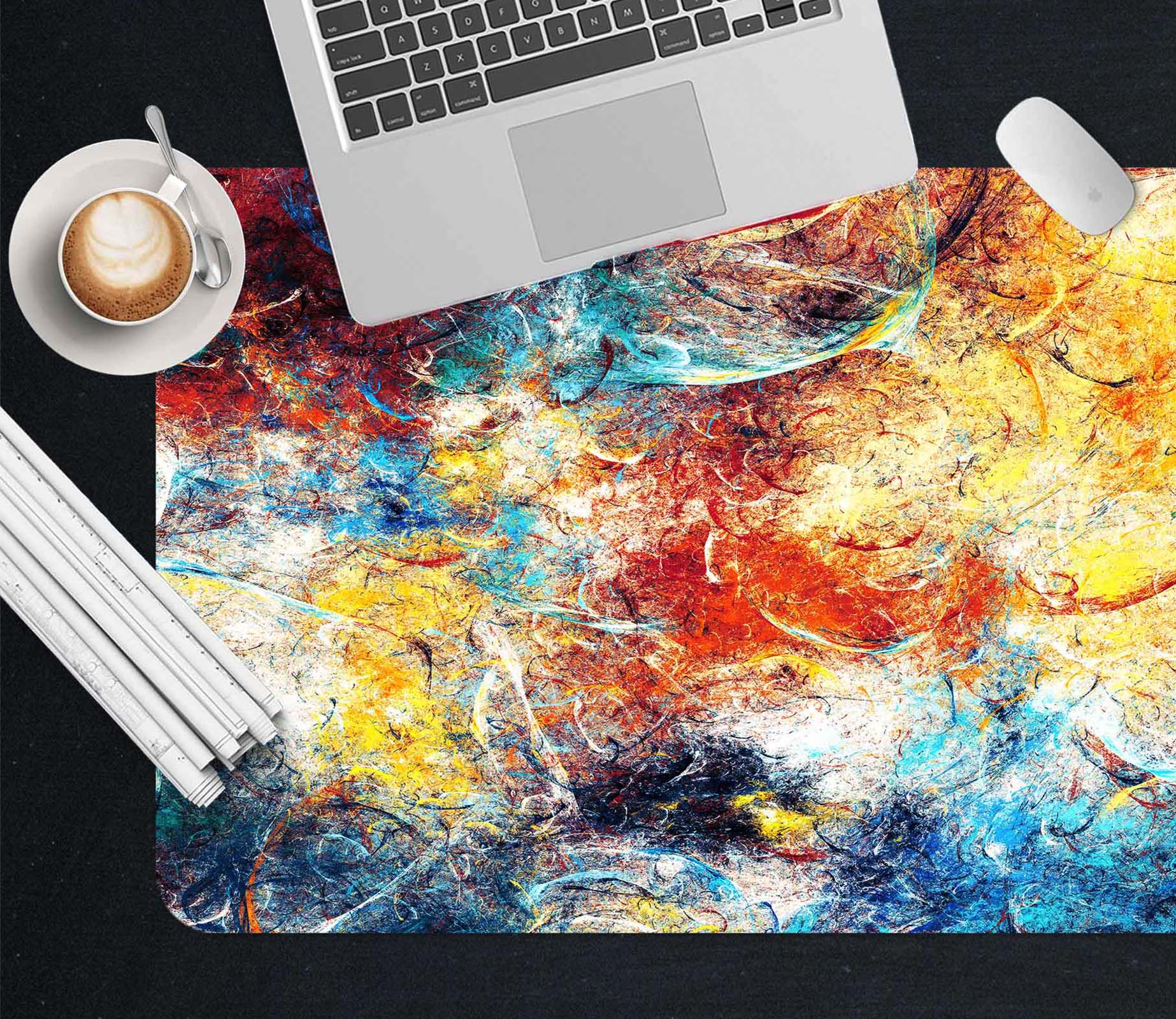 3D Color Pigment 17172 Desk Mat