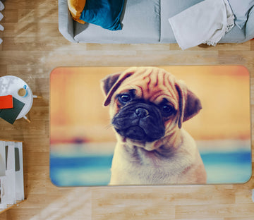 3D Pug Dog 37061 Non Slip Rug Mat