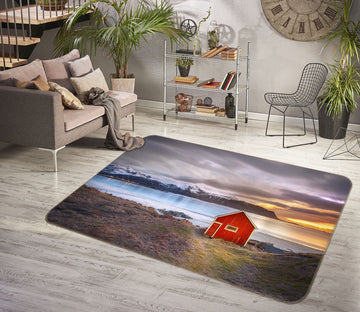 3D Red House 1145 Marco Carmassi Rug Non Slip Rug Mat Mat AJ Creativity Home 