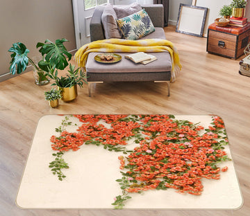 3D Flower Vine 75188 Non Slip Rug Mat