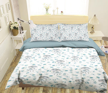 3D Mouse Flower 196 Uta Naumann Bedding Bed Pillowcases Quilt Quiet Covers AJ Creativity Home 
