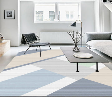 3D Color Geometry WG475 Non Slip Rug Mat Mat AJ Creativity Home 