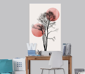 3D Tree Sun 215 Boris Draschoff Wall Sticker Wallpaper AJ Wallpaper 2 