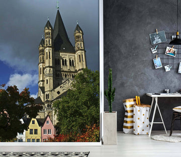 3D Alpine Castle 1402 Kathy Barefield Wall Mural Wall Murals Wallpaper AJ Wallpaper 2 