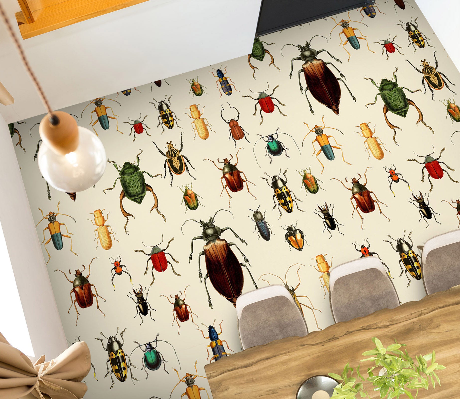 3D Colorful Insects 99224 Uta Naumann Floor Mural