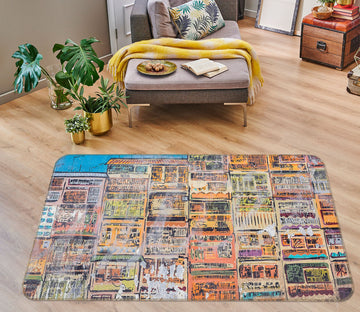 3D Pattern 31077 Non Slip Rug Mat