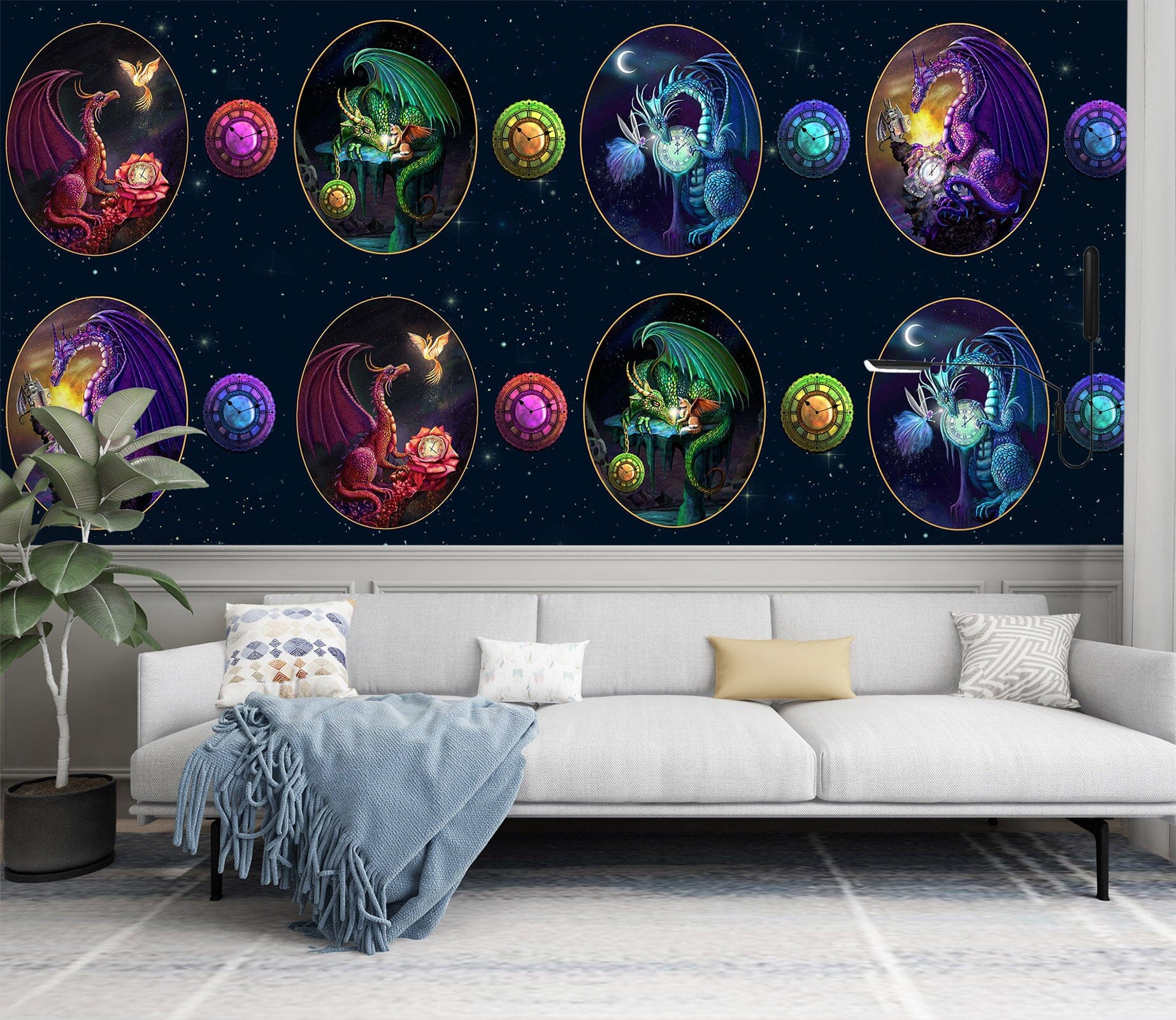 3D Dragon Egg 1407 Rose Catherine Khan Wall Mural Wall Murals Wallpaper AJ Wallpaper 2 