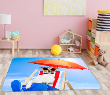 3D Dog Beach Umbrella 68149 Animal Non Slip Rug Mat