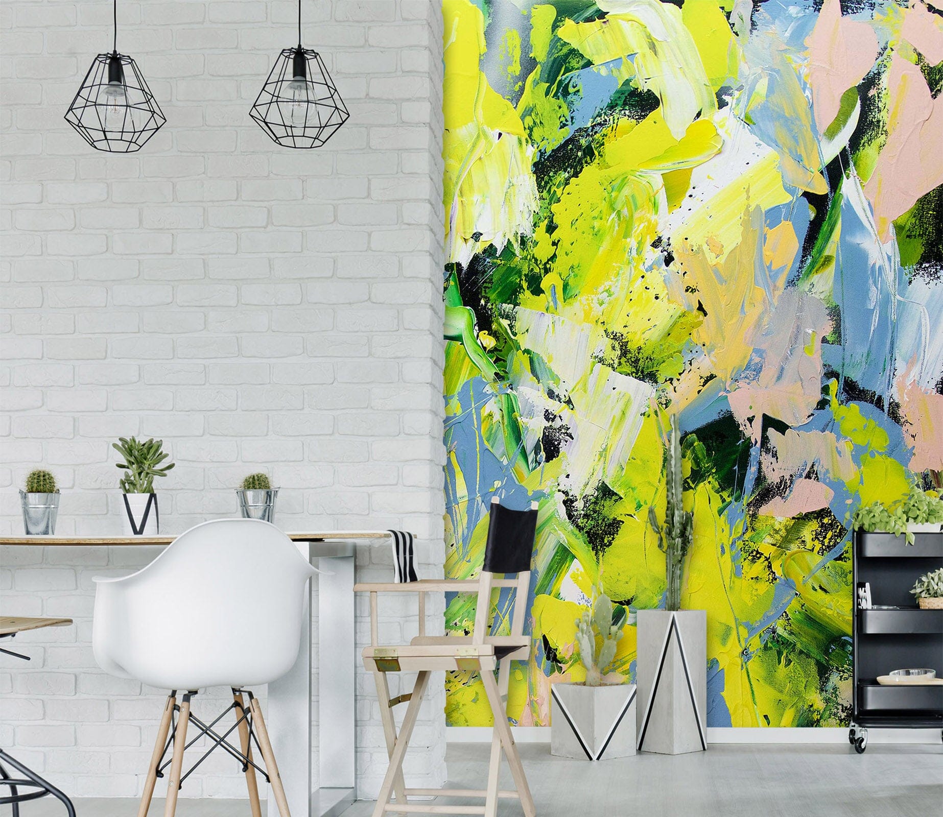 3D Yellow Wild Flowers 278 Allan P. Friedlander Wall Mural Wall Murals Wallpaper AJ Wallpaper 2 