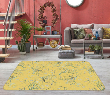 3D Green Leaf 149 Uta Naumann Rug Non Slip Rug Mat Mat AJ Creativity Home 