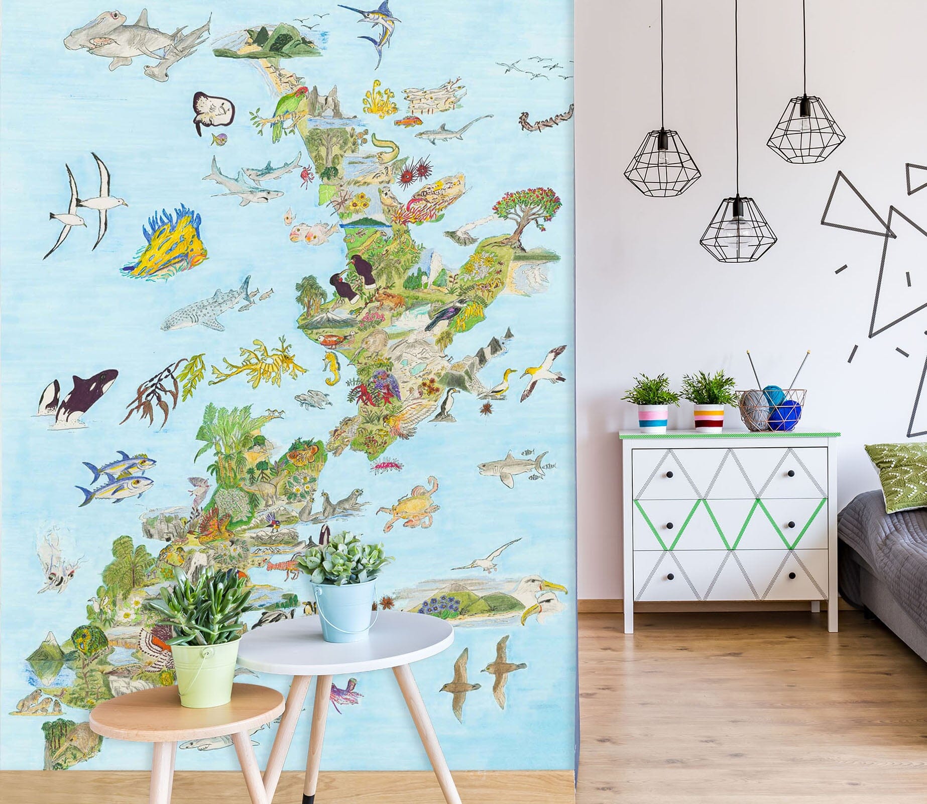 3D Ocean Island 1416 Michael Sewell Wall Mural Wall Murals Wallpaper AJ Wallpaper 2 