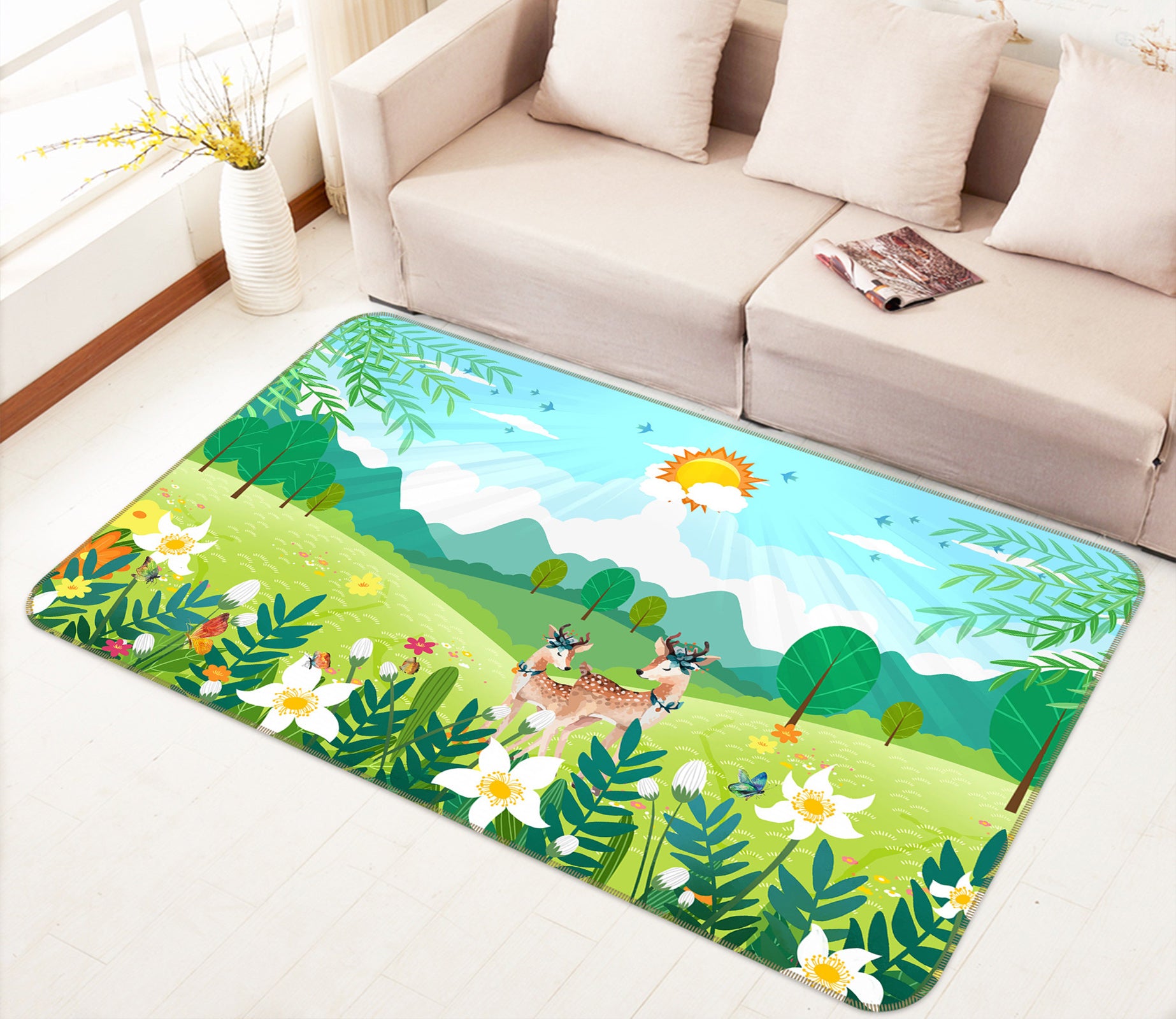 3D Grass 77060 Non Slip Rug Mat