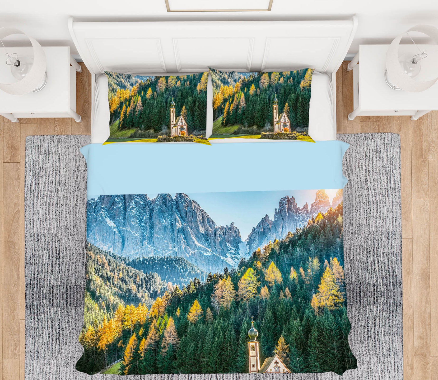 3D Sunny Forest 098 Marco Carmassi Bedding Bed Pillowcases Quilt