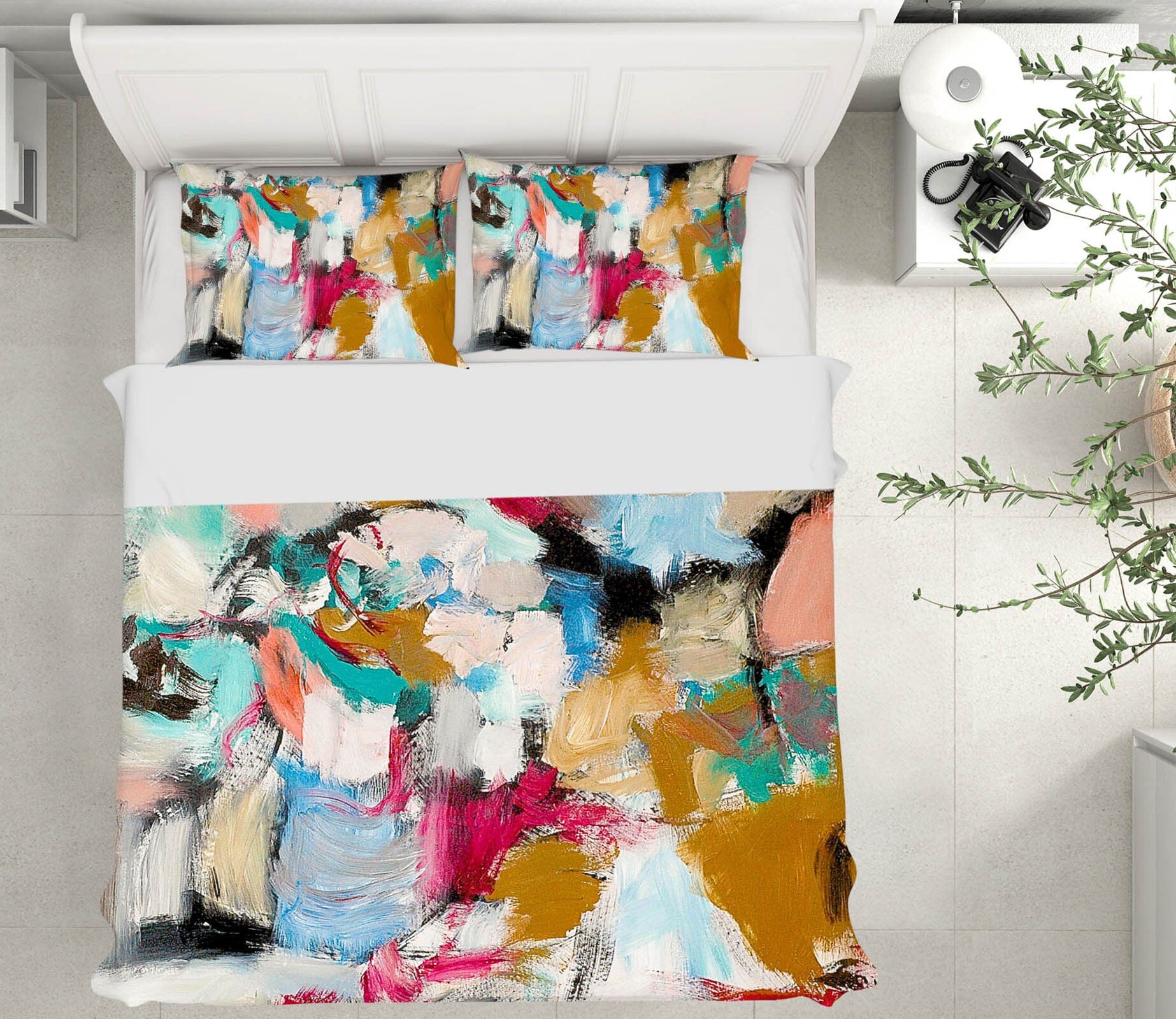 3D Color Graffiti 124 Allan P. Friedlander Bedding Bed Pillowcases Quilt Quiet Covers AJ Creativity Home 