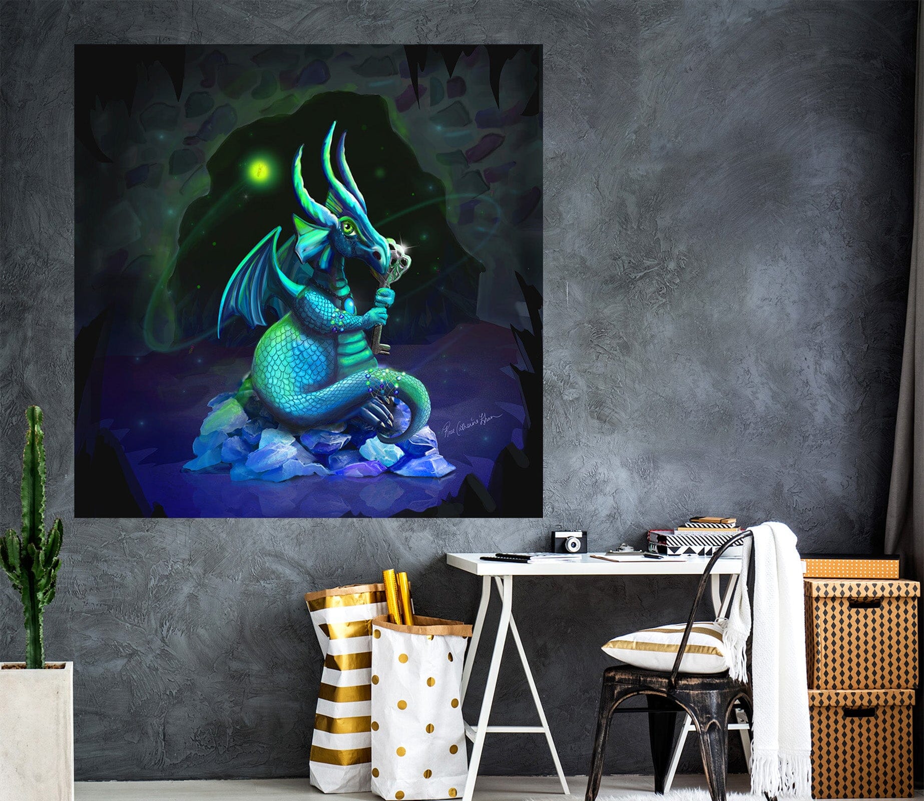 3D Dinosaur Forest 102 Rose Catherine Khan Wall Sticker Wallpaper AJ Wallpaper 2 