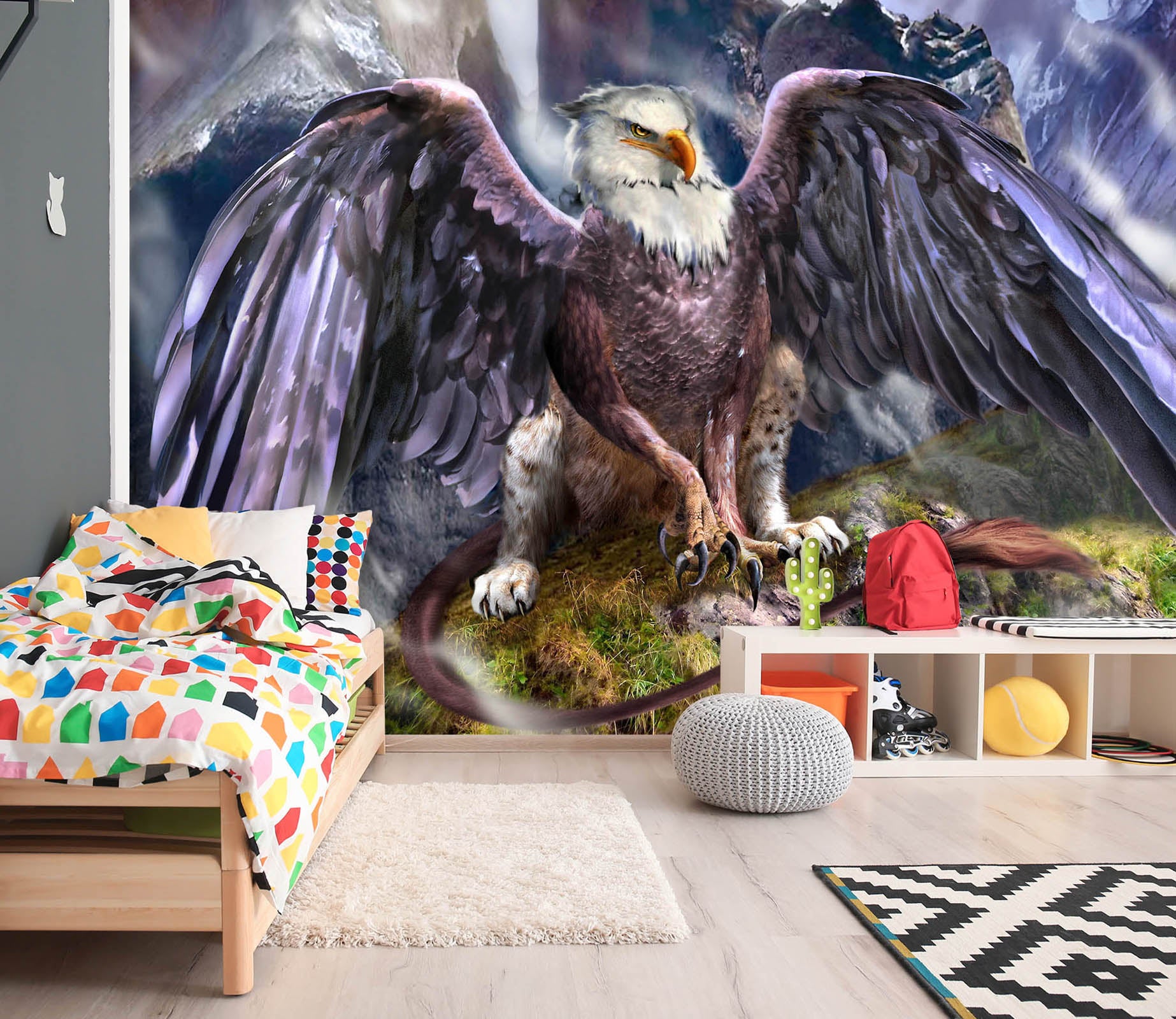 3D Eagle Wings 8111 Ruth Thompson Wall Mural Wall Murals