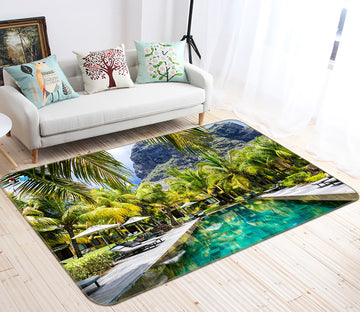 3D Coconut Swimming Pool 66080 Non Slip Rug Mat