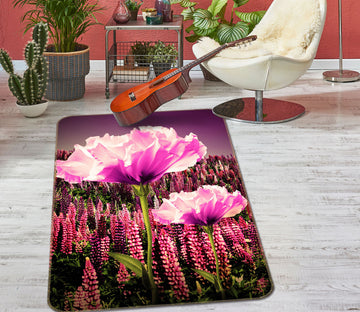 3D Flowers 27154 Non Slip Rug Mat