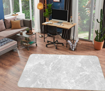 3D White Texture 26229 Non Slip Rug Mat