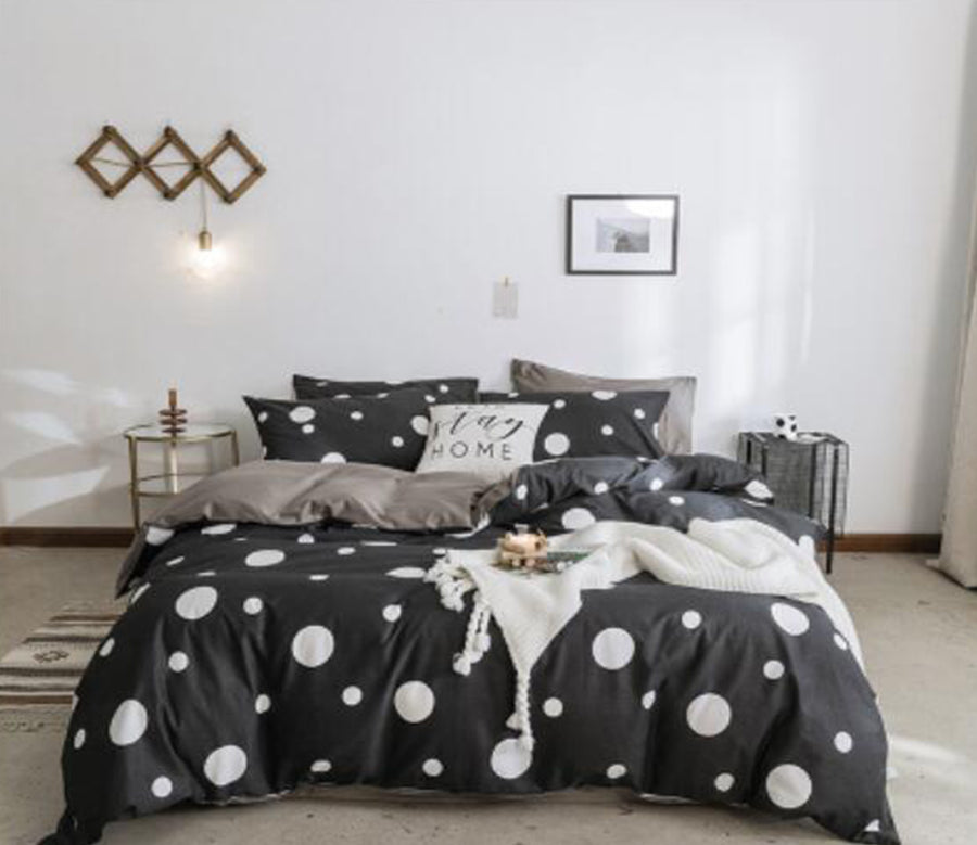 3D White Dots 30143 Bed Pillowcases Quilt