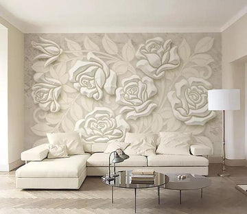 3D Flower Carving 1138 Wall Murals Wallpaper AJ Wallpaper 2 