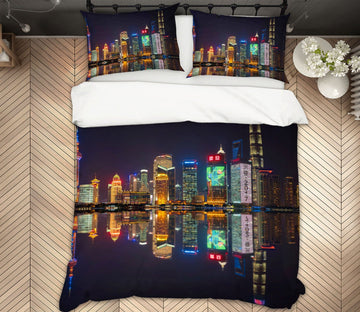3D Light Reflection 2157 Marco Carmassi Bedding Bed Pillowcases Quilt Quiet Covers AJ Creativity Home 