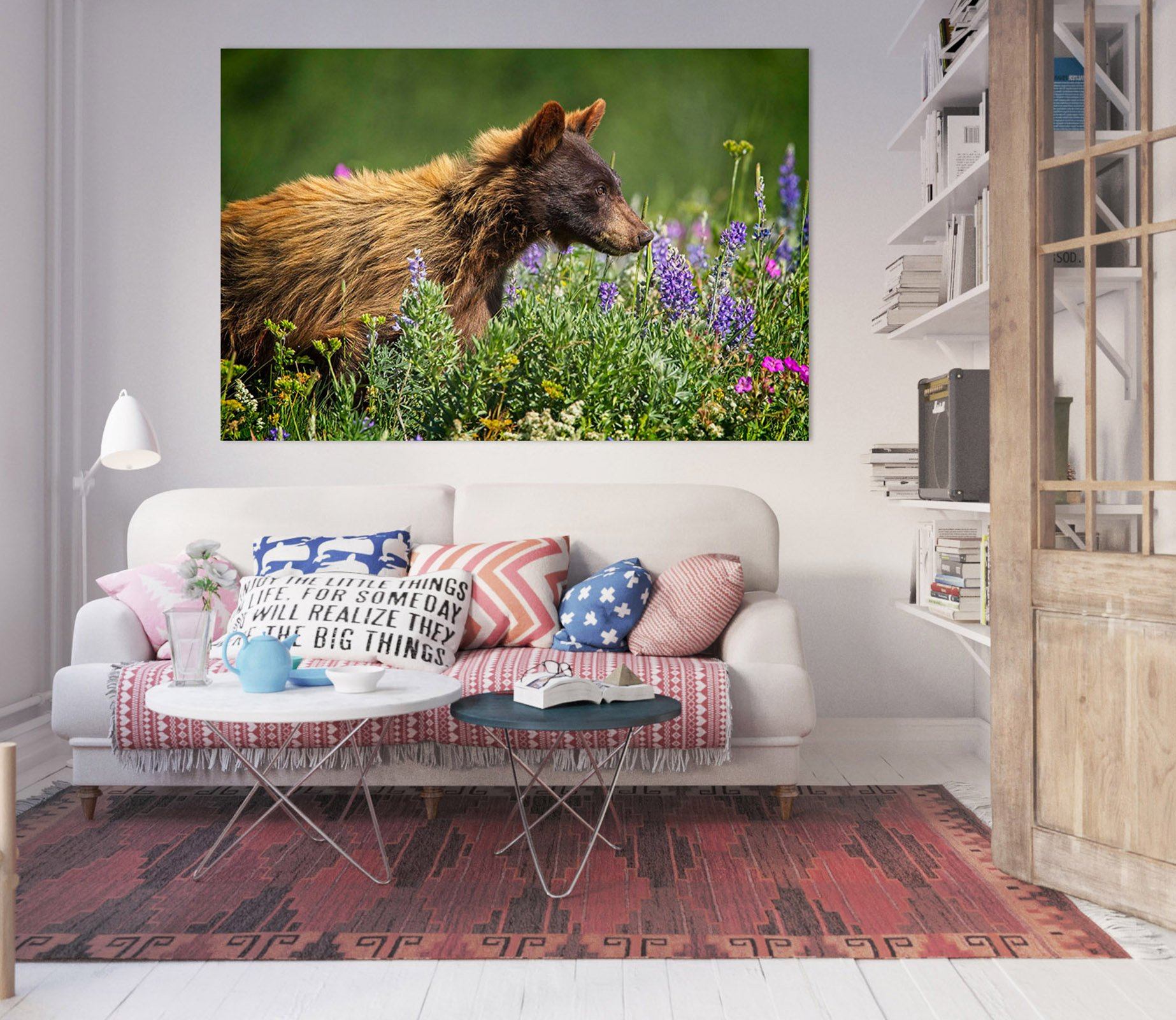 3D Bear Cub 003 Kathy Barefield Wall Sticker Wallpaper AJ Wallpaper 2 