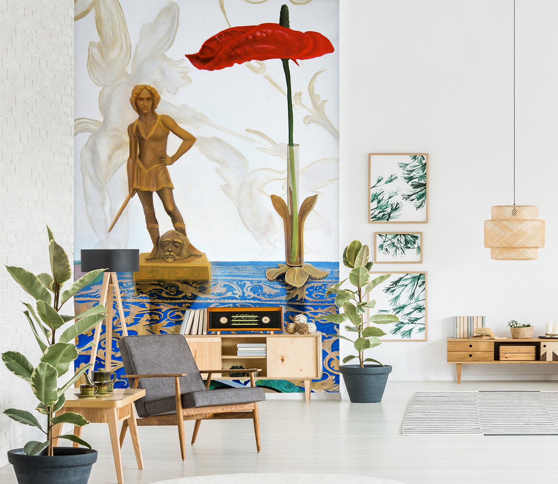 3D Portrait Statue 11124 Matthew Holden Bates Wall Mural Wall Murals