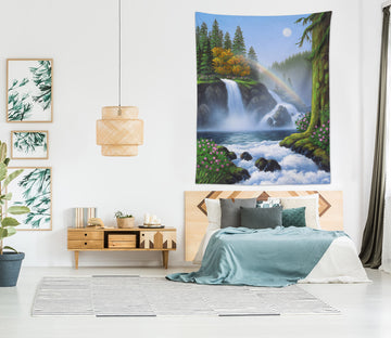 3D Waterfall 111160 Jerry LoFaro Tapestry Hanging Cloth Hang