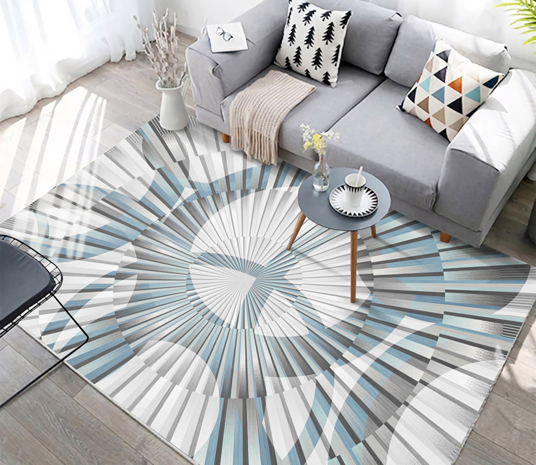 3D Color Pattern WG313 Non Slip Rug Mat Mat AJ Creativity Home 