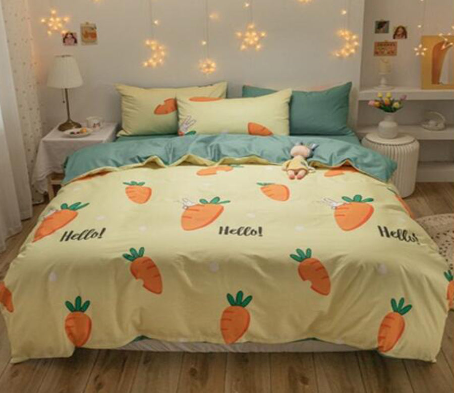 3D Carrot 40313 Bed Pillowcases Quilt