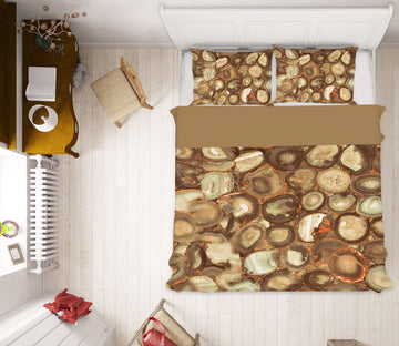 3D Wood Pile 16001 Bed Pillowcases Quilt